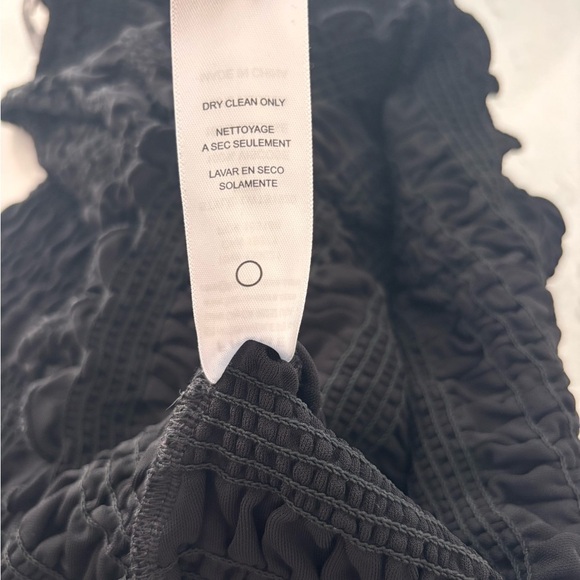 Frame Denim Black Textured Blouse - Picture 4 of 11